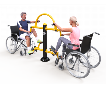 Fitness stroje pre hendikepovaných Exteriérové hendikep fitness HF09 katalógový list